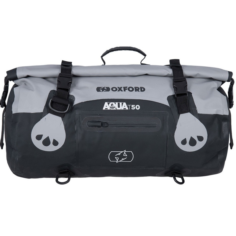 Oxford Aqua T-50 Roll Bag 50 l vodoodporna torba črno-siva