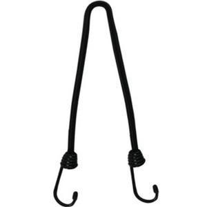 Oxfordski pajkov trak 450/10 mm z žičnatimi kaveljčki na koncih, črn
