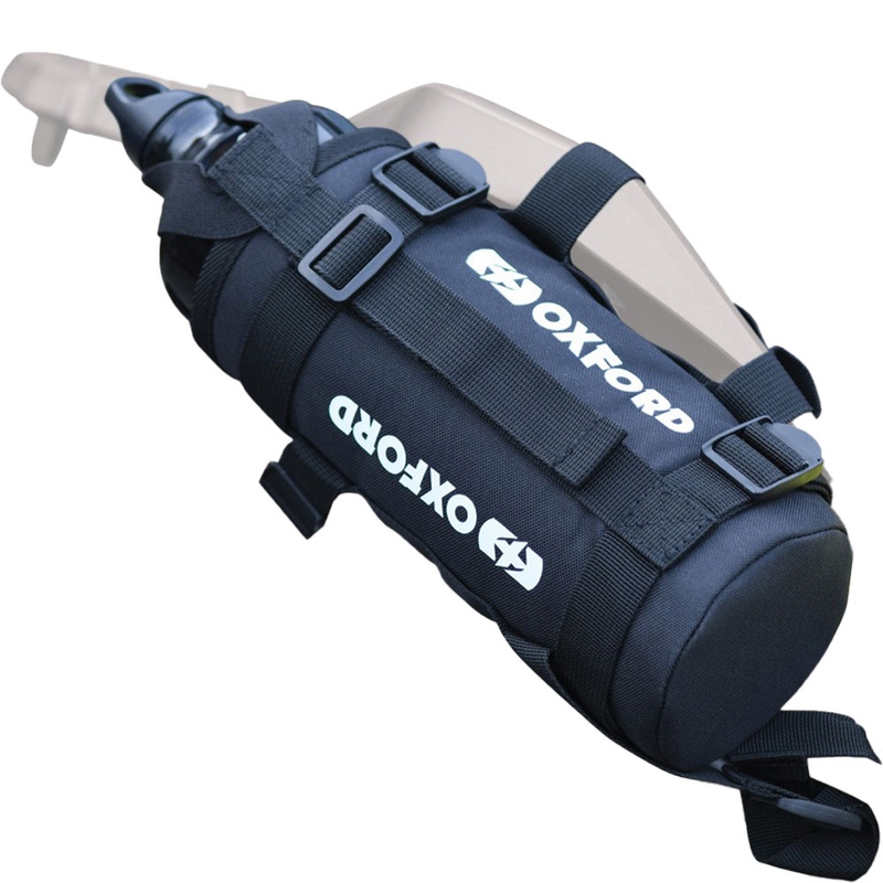 Neoprenski termo etui za bidon Oxford črne barve