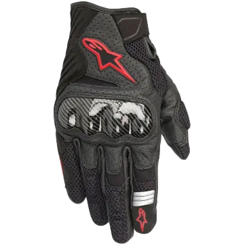 Moto rokavice Alpinestars SMX-1 AIR 2 črno-fluo rdeče