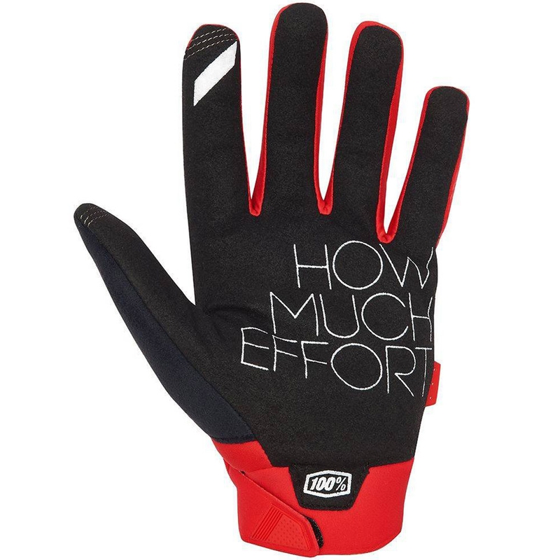 Motokros rokavice 100% - ZDA BRISKER rdeče