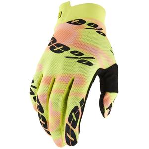 Motokros rokavice 100% - USA ITRACK rumeno-roza