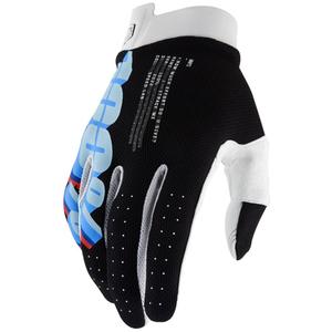 Motokros rokavice 100% - ZDA ITRACK črne