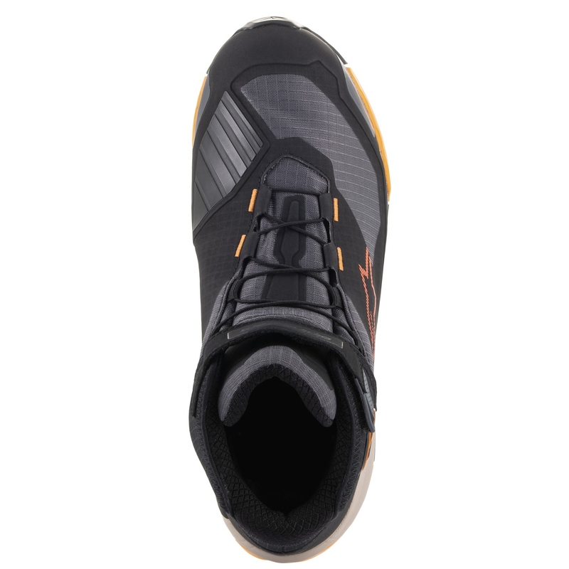 Moto škornji Alpinestars CR-X Drystar črno-rjavo-oranžni