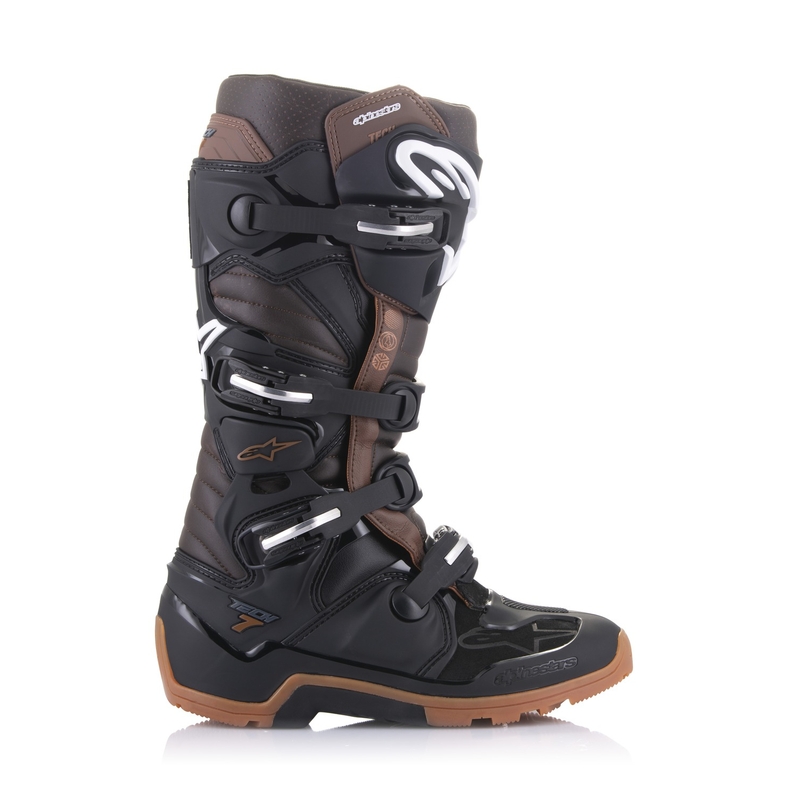 Moto škornji Alpinestars Tech 7 Enduro črno-temno rjavi