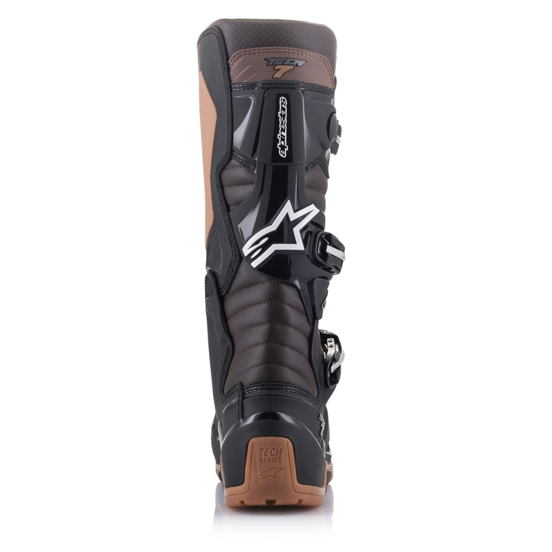 Moto škornji Alpinestars Tech 7 Enduro črno-temno rjavi