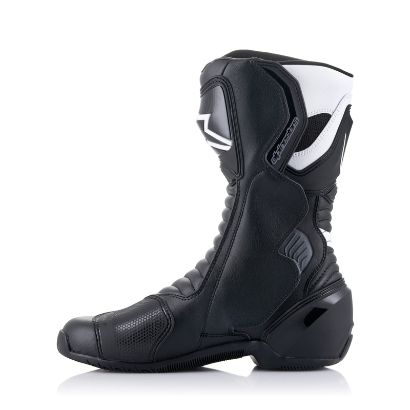 Moto škornji Alpinestars S-MX 6 črno-belo-sivo-rdeče barve