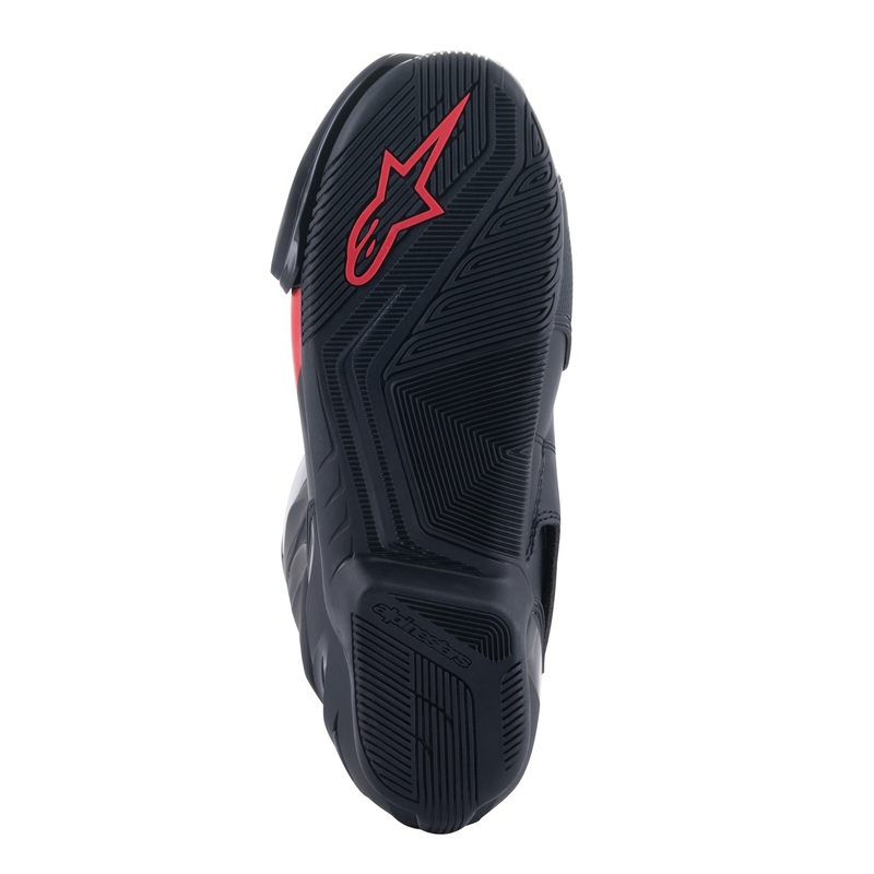 Moto škornji Alpinestars S-MX 6 črno-belo-sivo-rdeče barve