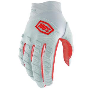 Motokros rokavice 100% - USA AIRMATIC srebrne