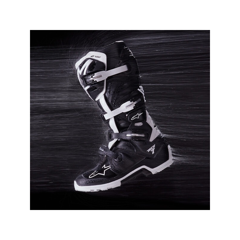 Moto škornji Alpinestars Tech 7 Enduro Drystar črno-beli