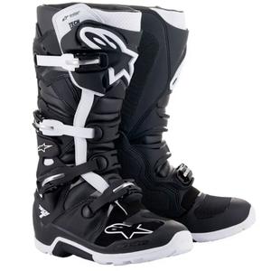 Moto škornji Alpinestars Tech 7 Enduro Drystar črno-beli