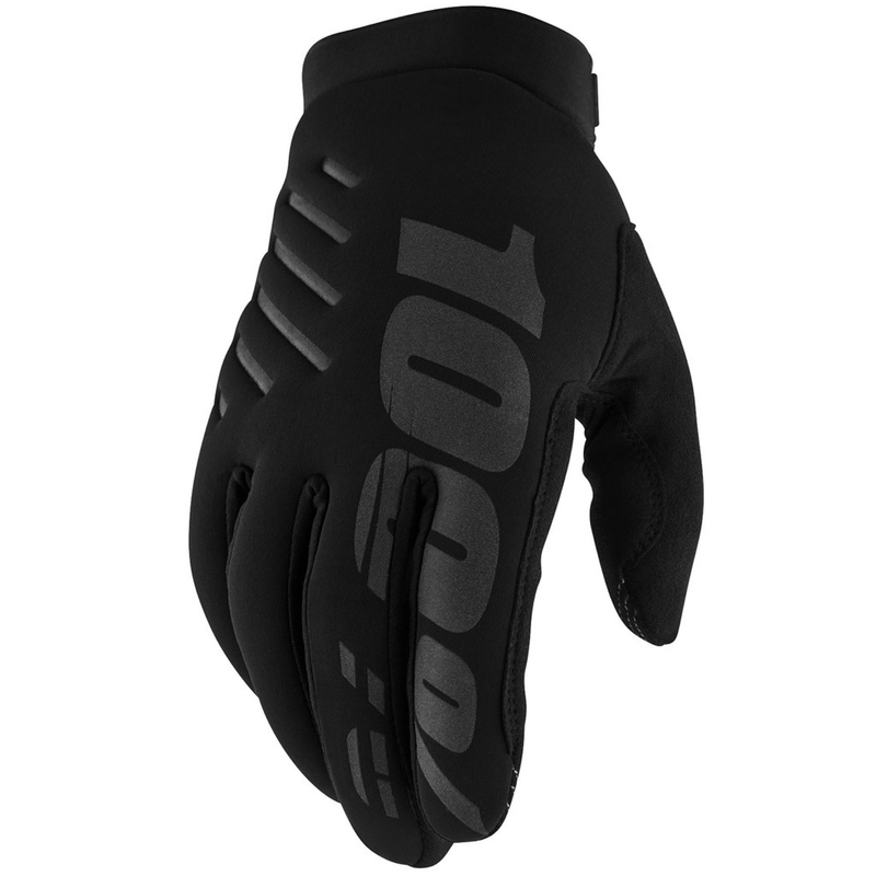 Motokros rokavice 100% - ZDA BRISKER črne