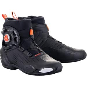 Moto škornji Alpinestars SP-2 črno-belo-fluo rdeča