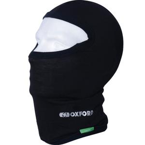 Motoristična kapuca Oxford Balaclava bombaž črne barve