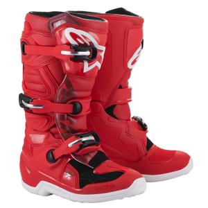 Otroški motoristični škornji Alpinestars Tech 7 S rdeči