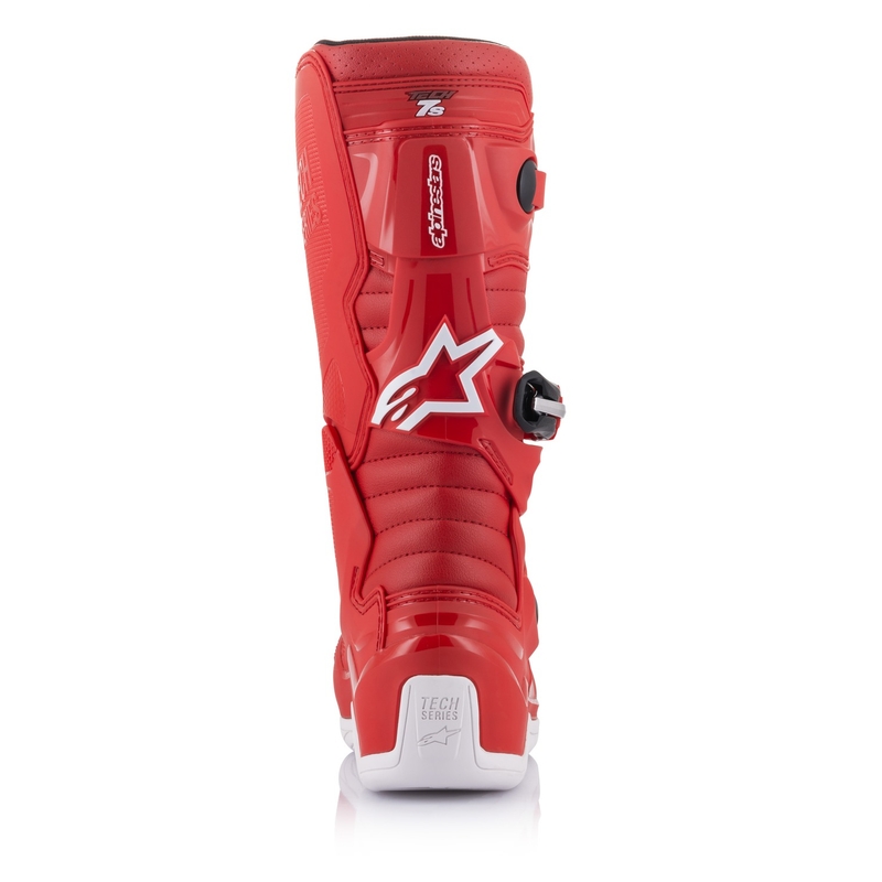 Otroški motoristični škornji Alpinestars Tech 7 S rdeči