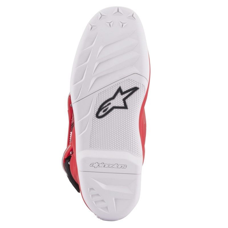 Otroški motoristični škornji Alpinestars Tech 7 S rdeči
