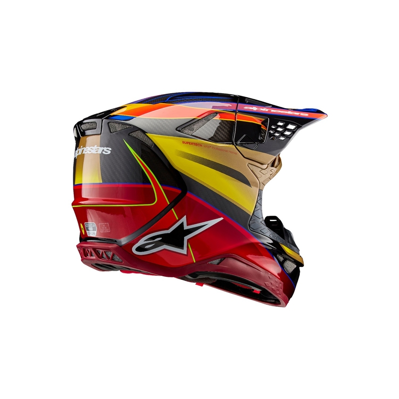 Alpinestars Supertech S-M10 Era zlato-rdeča motokros čelada
