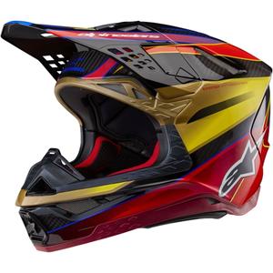 Alpinestars Supertech S-M10 Era zlato-rdeča motokros čelada