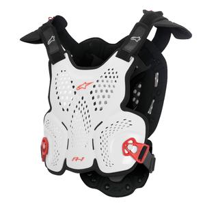Ščitnik za telo Alpinestars A-1 Roost Guard CE2 belo-črno-rdeč