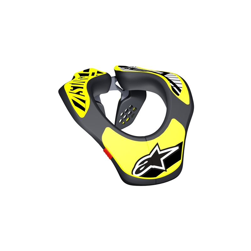 Otroški ščitnik za vrat Alpinestars Neck Support Youth, fluo rumen/črn