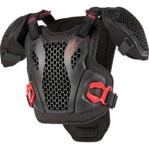 Ščitnik za prsi Alpinestars Bionic Action Youth črno-rdeč