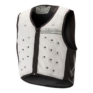 Hladilni jopič Alpinestars belo-črn
