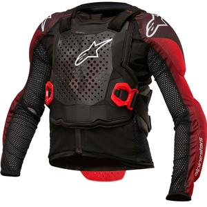 Ščitnik za telo Alpinestars Bionic Tech Youth črno-belo-rdeč