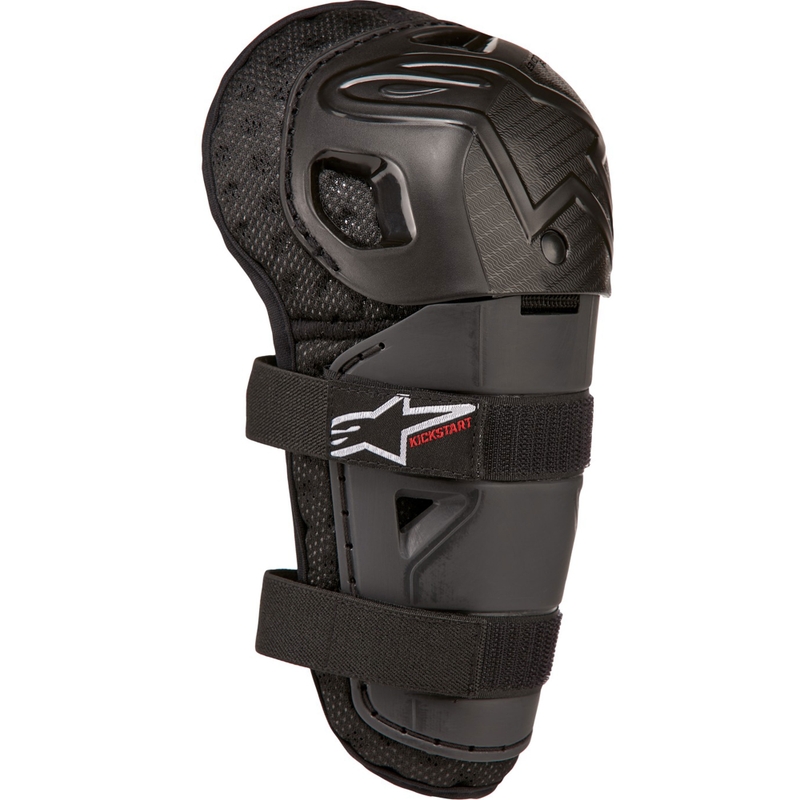 Ščitniki za kolena Alpinestars Bionic Kickstart za otroke črno-rdeči