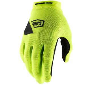 Motokros rokavice 100% RIDECAMP fluo rumene