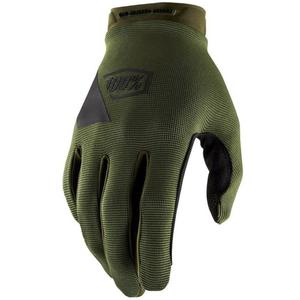 Motokros rokavice 100% RIDECAMP zelene
