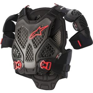 Ščitnik za telo Alpinestars A-6 črno-antracitno-rdeč