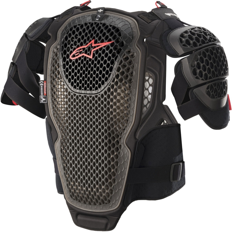 Ščitnik za telo Alpinestars A-6 črno-antracitno-rdeč