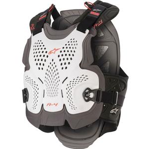 Ščitnik za prsi Alpinestars A-4 MAX belo-antracitno-rdeč