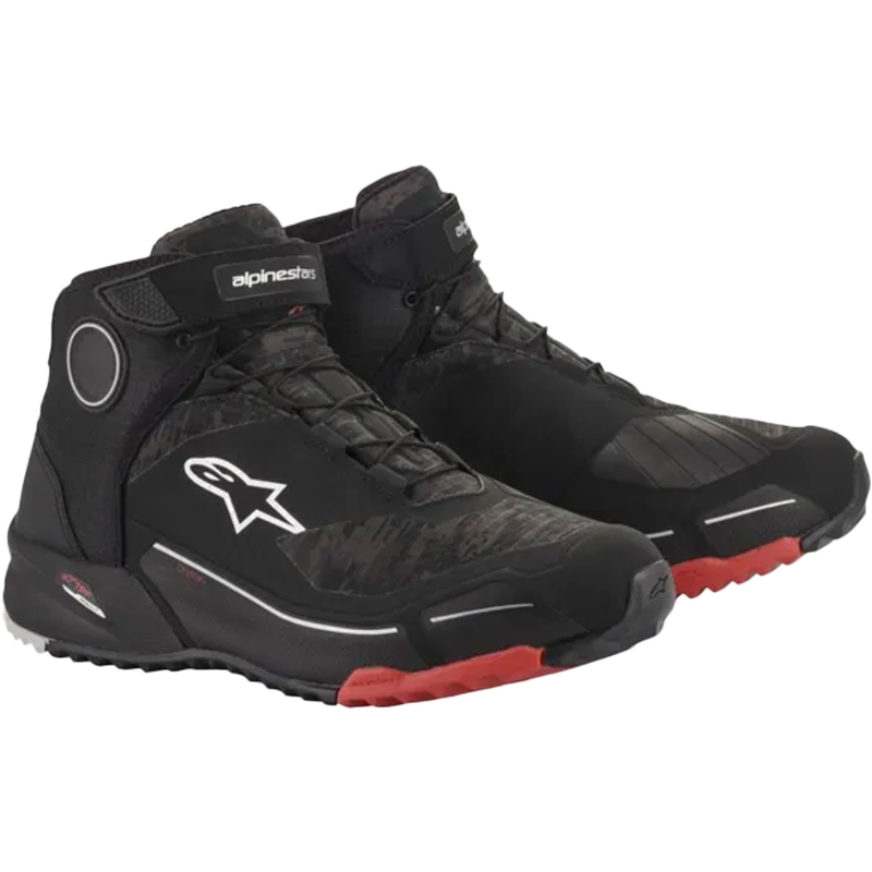 Moto škornji Alpinestars CR-X Drystar črno-rdeči