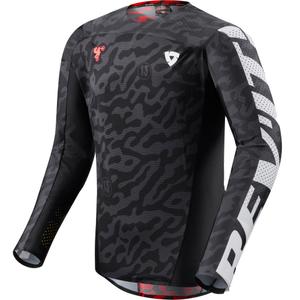 Motokros dres Revit Thirteen črne barve