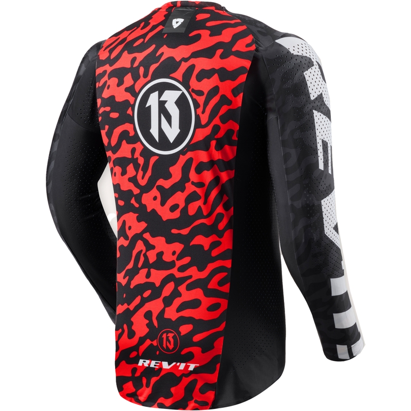 Motokros dres Revit Thirteen črne barve