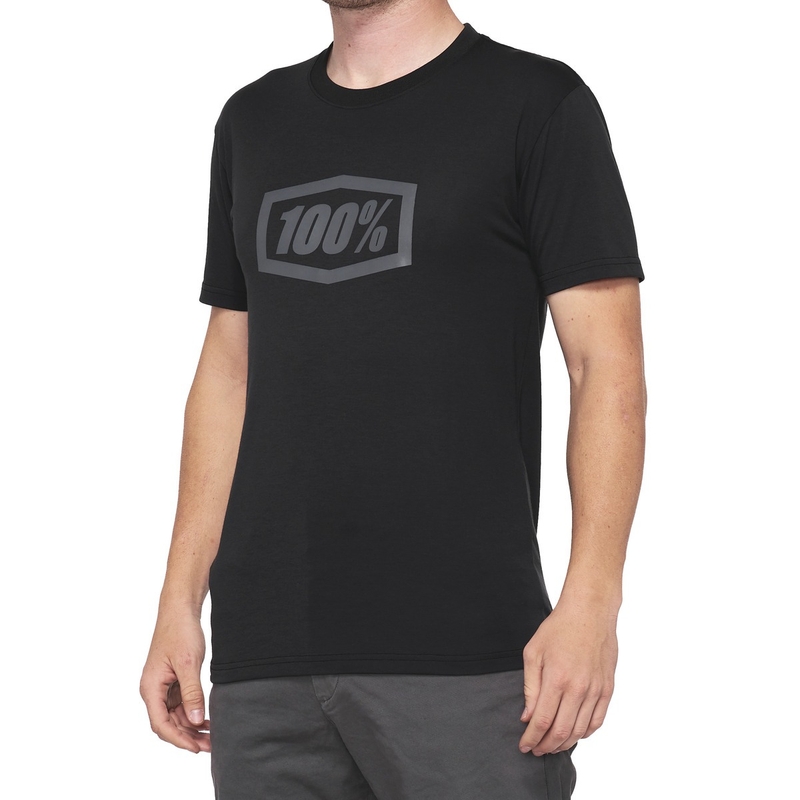 Majica 100% - USA ICON TECH črna