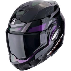 Motoristična čelada na preklop Scorpion EXO-TECH EVO CONQUER mat črna kameleon