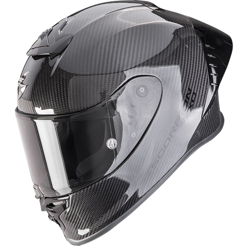 Moto čelada Scorpion EXO-R1 EVO II Carbon Air Solid, polnega obraza, črna