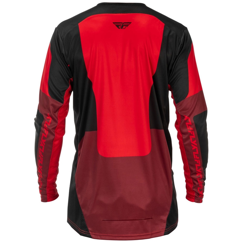 Motokros dres FLY Racing Lite črno-rdeč II