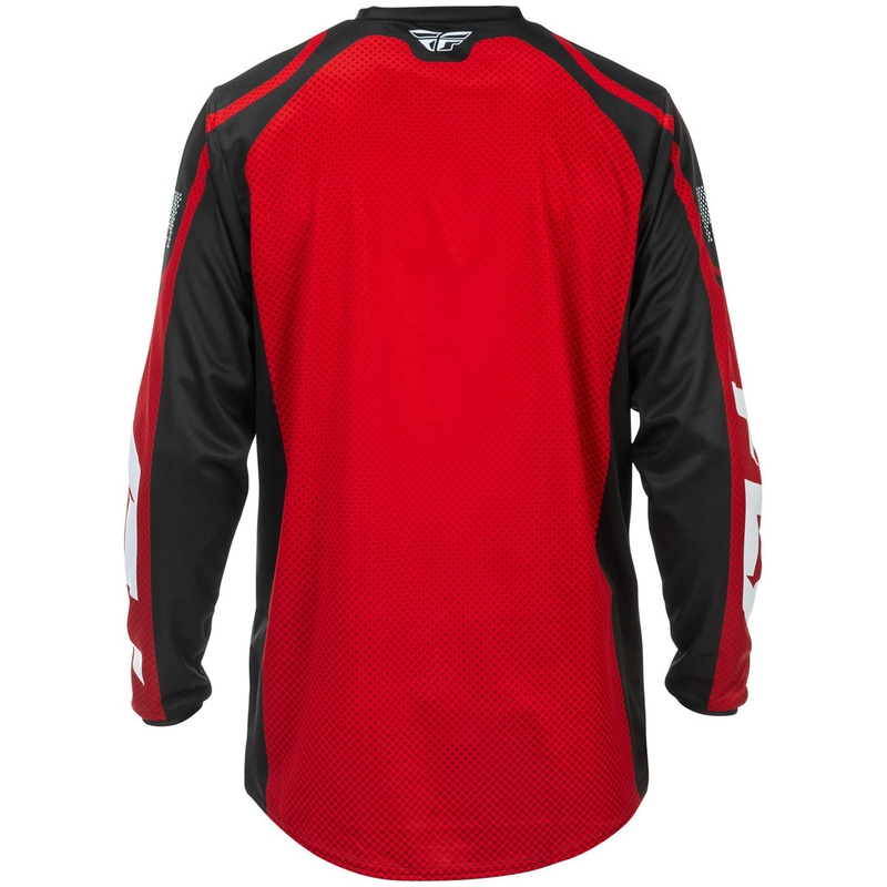 Motokros dres FLY Racing F-16 rdeče-črno-bel