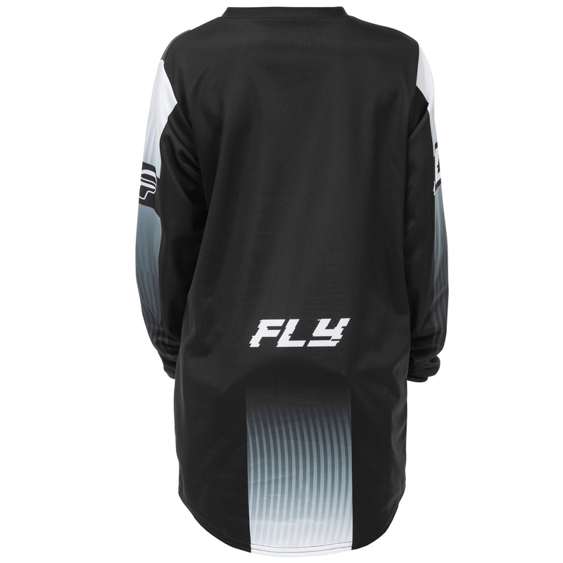 Otroški motokros dres FLY Racing F-16 črno-bel