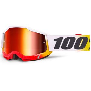 Motokros očala 100% Accuri 2 TORKEN z rdečim pleksi steklom