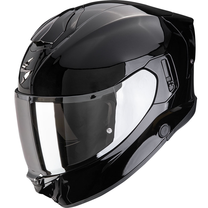 Scorpion EXO-530 Air Solid motoristična čelada z integriranim obrazom, črna