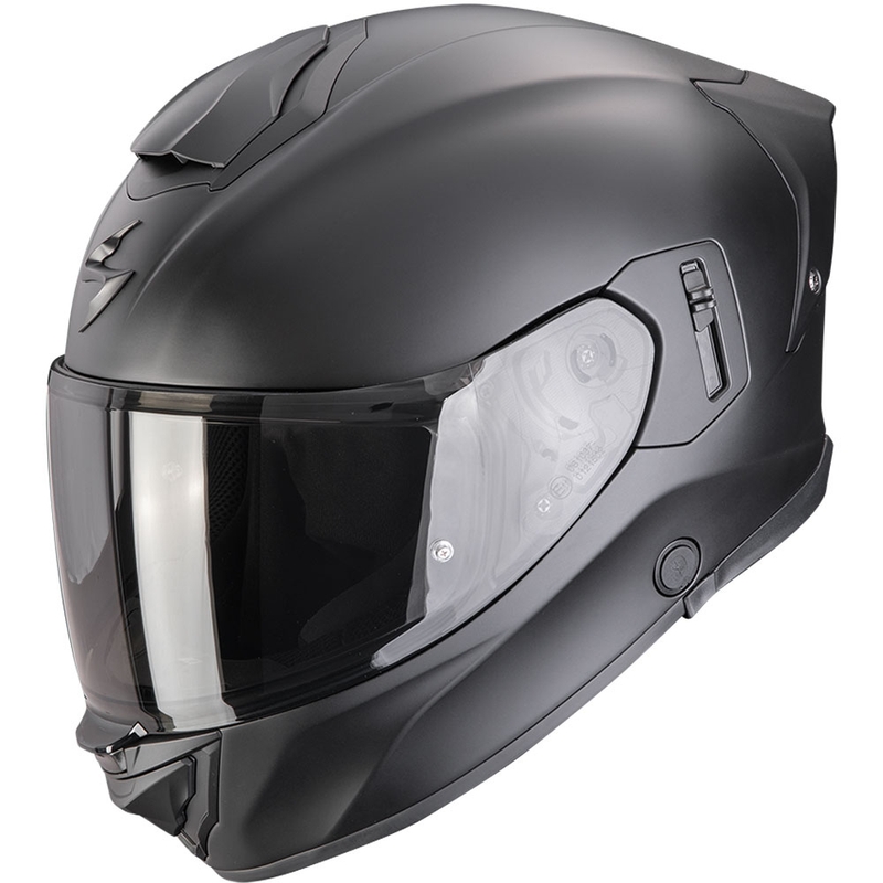 Scorpion EXO-530 Air Solid motoristična čelada z integriranim obrazom, mat črna