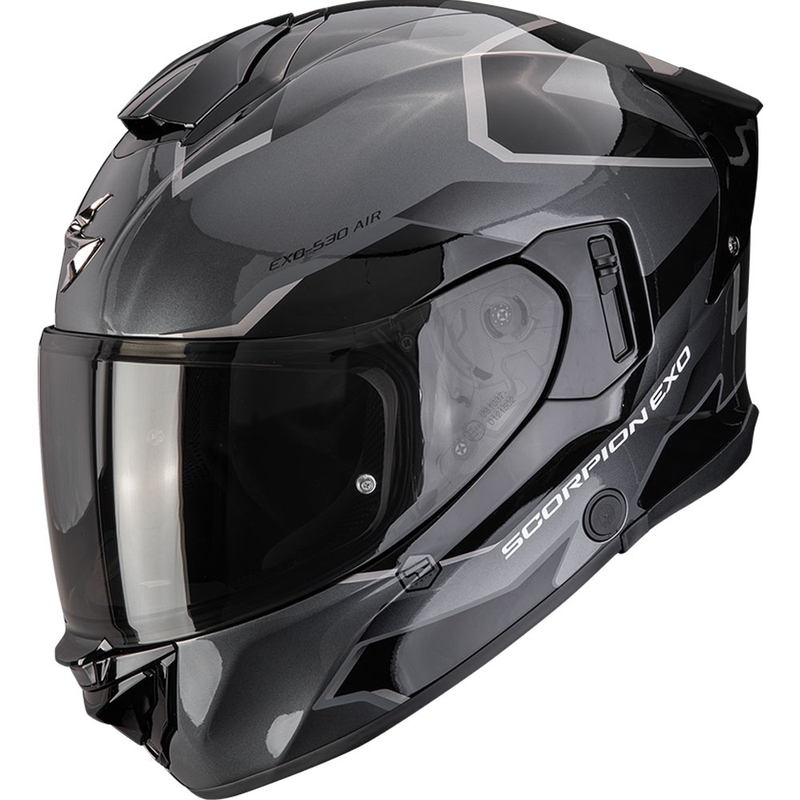 Scorpion EXO-530 Air Clip integralna motoristična čelada srebrno-črna