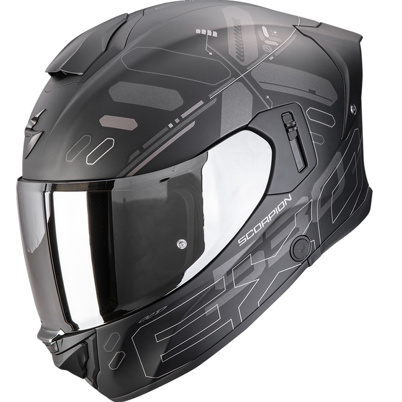 Scorpion EXO-530 Air Fond integralna motoristična čelada črno-srebrna