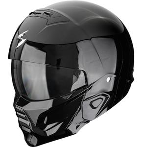 Odprta čelada z masko Scorpion EXO-COMBAT II Solid black