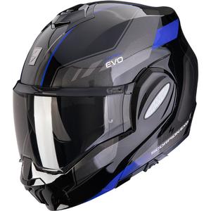 Scorpion EXO-TECH EVO Socius preklopna motoristična čelada črno-modra